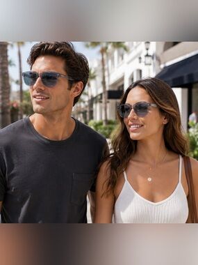 LA EXPRESS Designer Sunglasses Clear Black Gray Fashion Wayfar NEW Oval Casual